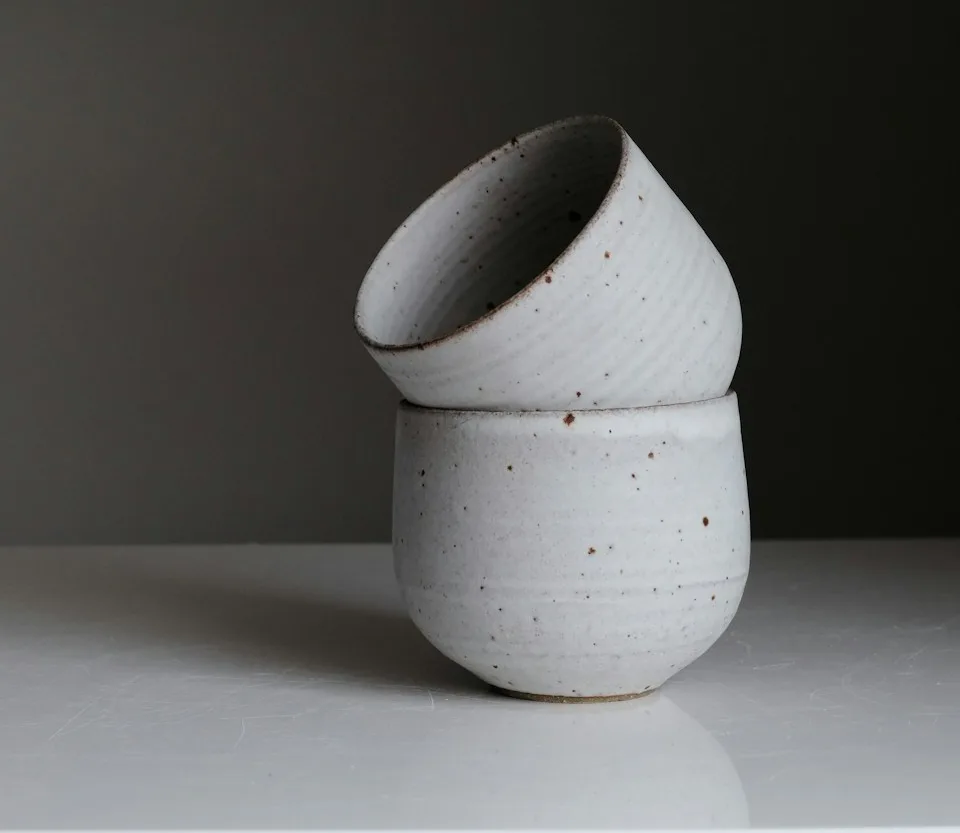 Speckled Cup Pair